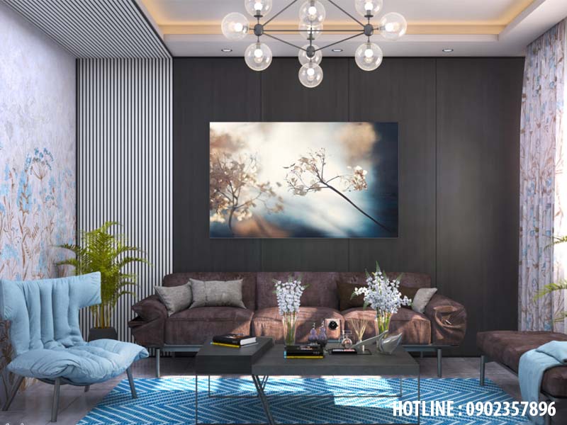 Thiết kế nội thất nhà phố phong cách địa trung hải