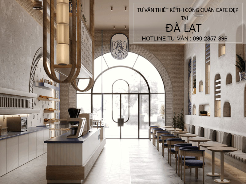 Mẫu thiết kế quán cafe đẹp tại Đà Lạt