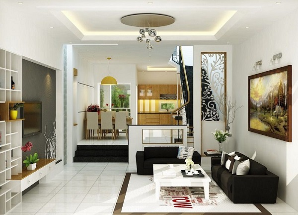 Cách trang trí ấm áp, hiện đại cho phòng khách