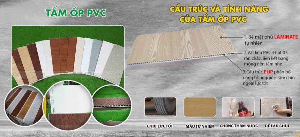 PVC vân gỗ dạng tấm