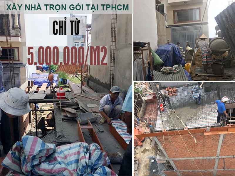 Dịch vụ xây nhà trọn gói tại Tphcm