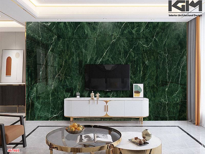 Tranh nhựa giả vân đá ngọc lục bảo