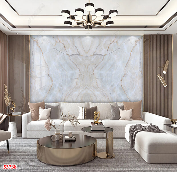 Mẫu tấm PVC vân đá tráng gương (Marble)