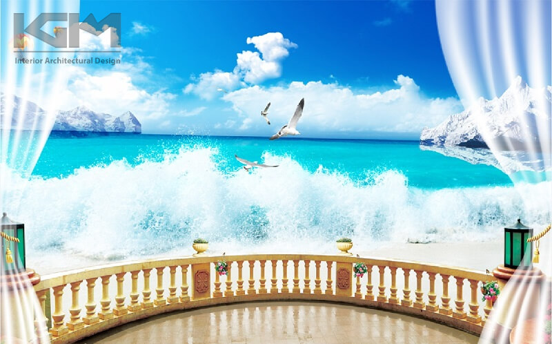 Tham khảo tranh 3D hiệu ứng cửa sổ nhìn ra biển 7 Tham khảo tranh 3D hiệu ứng cửa sổ nhìn ra biển 7