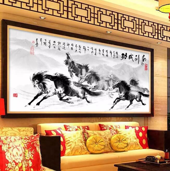 Tham khảo tranh mã đáo thành công hiện đại 11