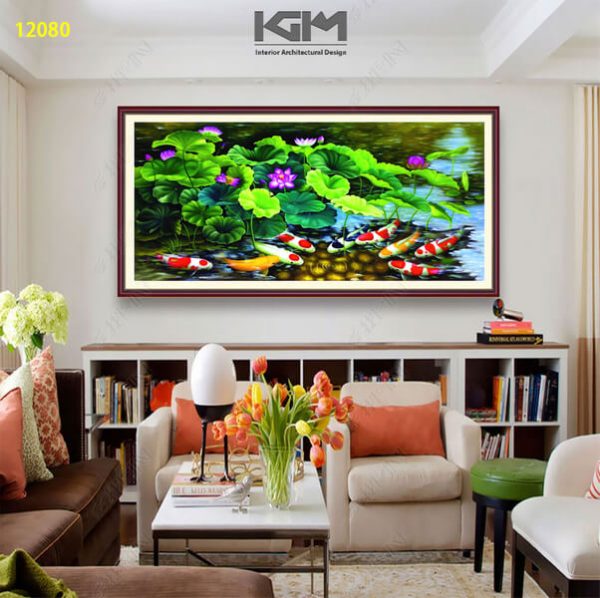 Bộ sưu tập 99+ mẫu tranh dán tường 3D cá koi phổ biến