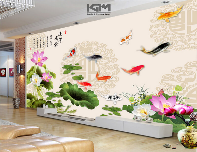 Tranh cửu ngư quần hội mang lại sự viên mãn