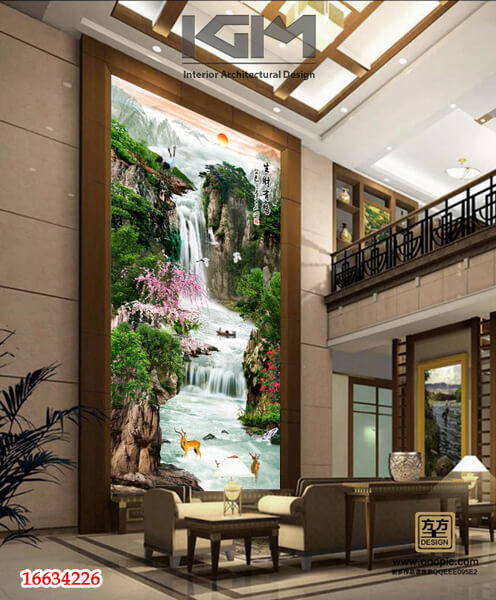 Trang trí khu vực cầu thang và hành lang