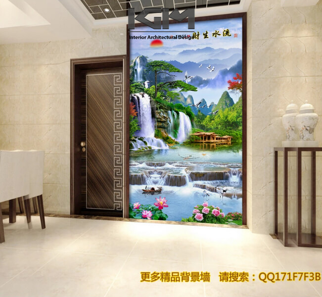 Ý nghĩa phong thủy của tranh dán tường 3D cây cảnh