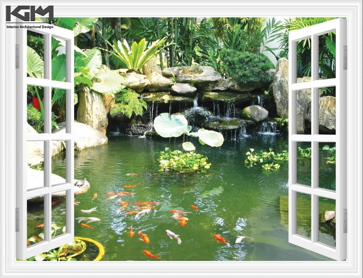 Mẫu tranh cửa sổ 3D phong cảnh thiên nhiên 6 Mẫu tranh cửa sổ 3D phong cảnh thiên nhiên 6