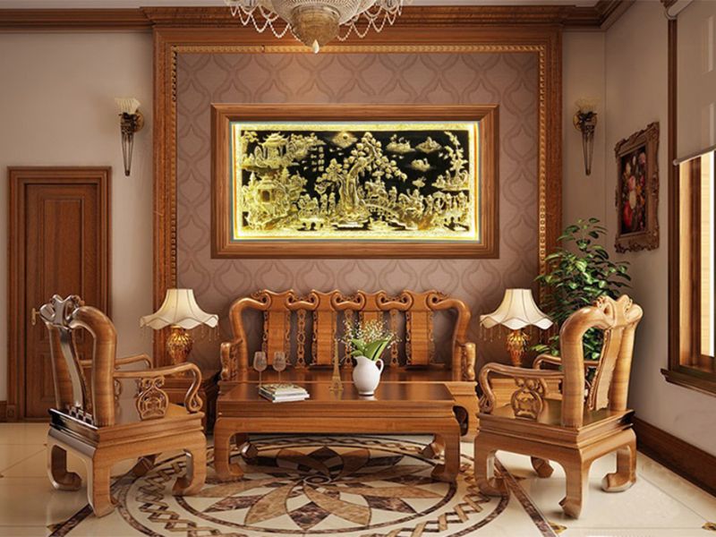 Tư vấn chọn và treo tranh Vinh Quy Bái Tổ hợp phong thủy