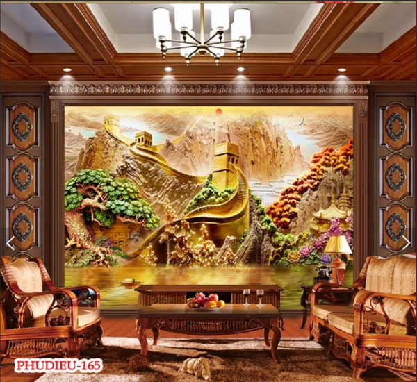 Tranh dán tường 3D phù điêu là loại tranh gì?